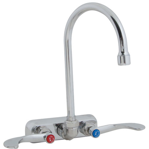 (image for) T&S Brass -1150 FAUCET,4"WALL , 10"GSNK,LEADFREE